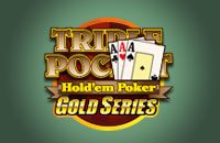 Triple Pocket Holdem Gold Poker Style Game | Up to £100  Bonus Site!