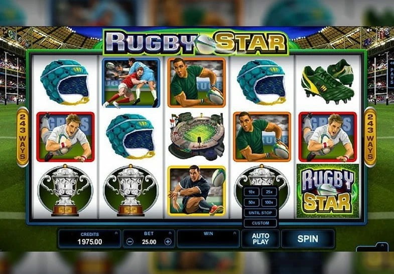 rugby star slots