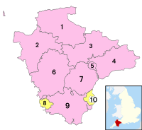 Devon numbered districts.svg